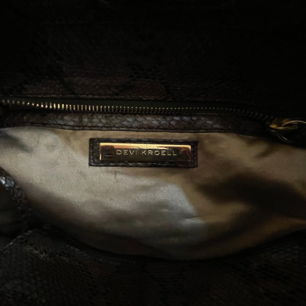 Devi Kroell Metallic Python Hobo Bag - Picture 3 of 10